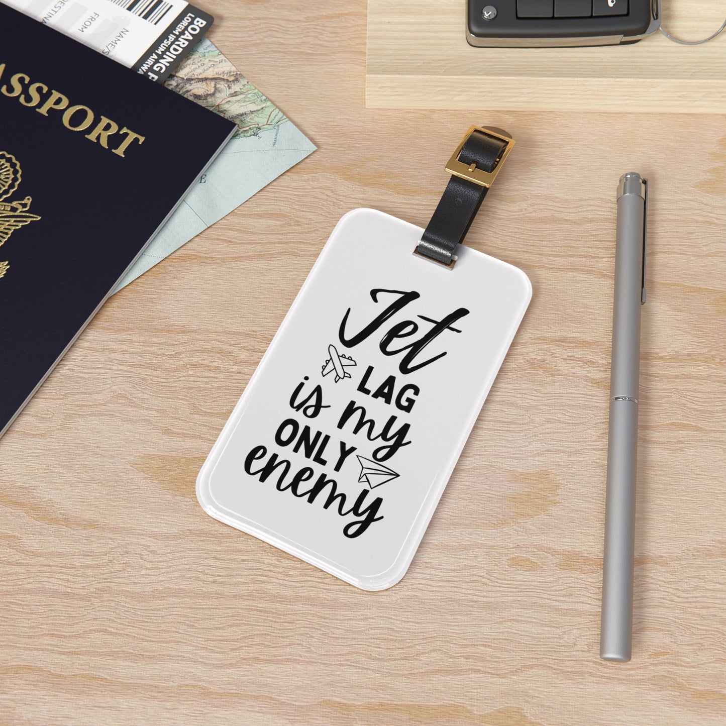 Jet Lag is My Only Enemy Luggage Tag