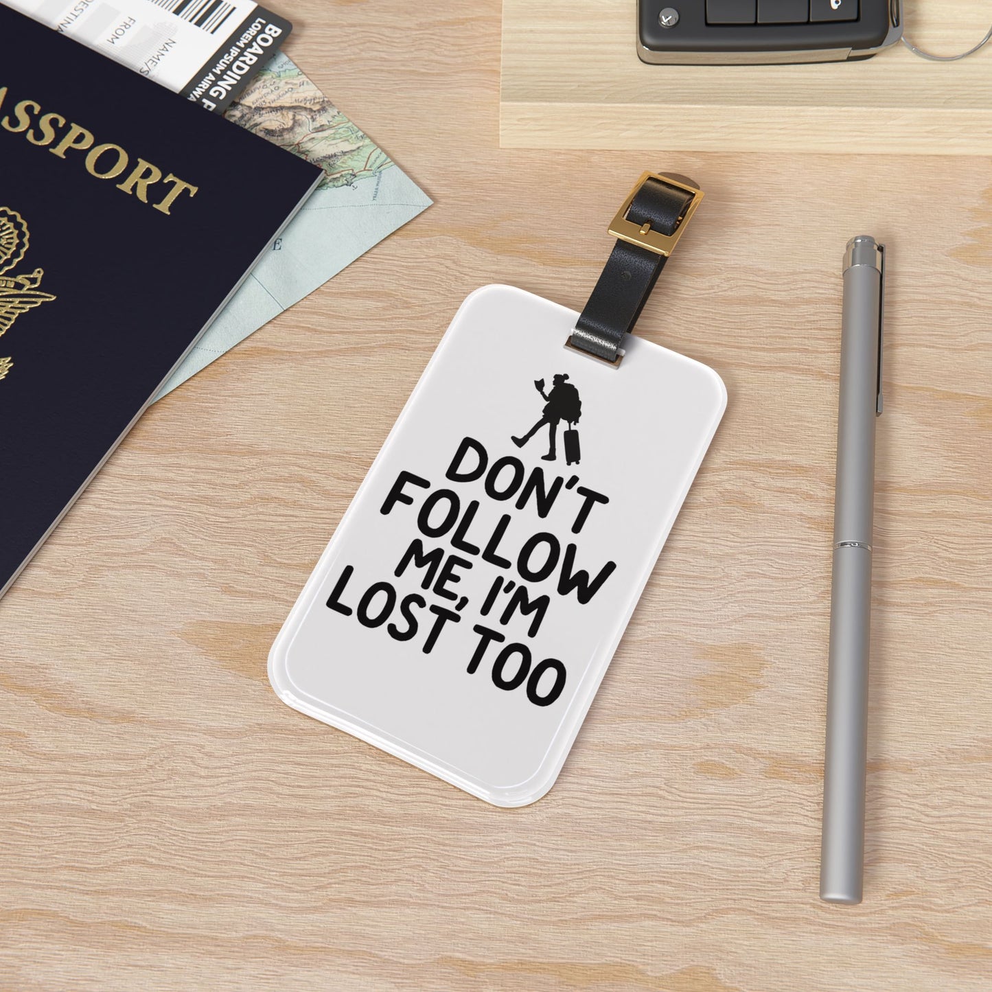 Don't Follow Me Luggage Tag